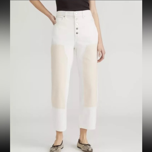 Everlane Denim - Everlane Womens The Painter Jean Bone White Size sz 27NWT $128